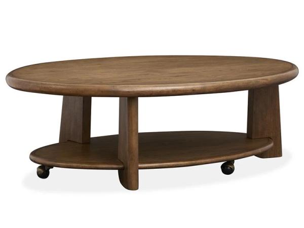Tanner T6354-47 Oval Cocktail Table w/Casters - Image 7