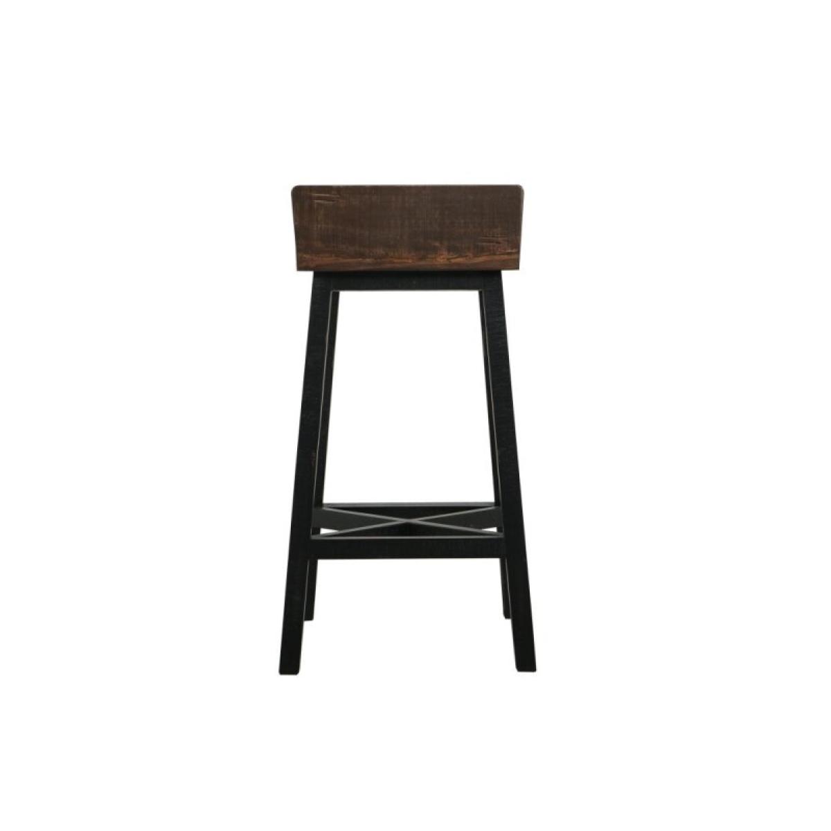 30" Wooden Stool - Pueblo - Image 5