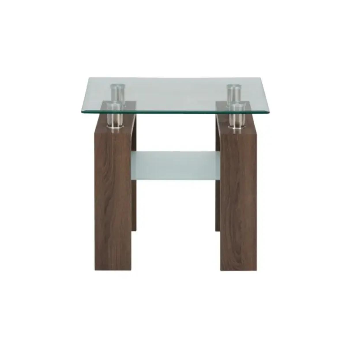 Compass Glass End Table - Image 2