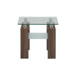 Compass Glass End Table