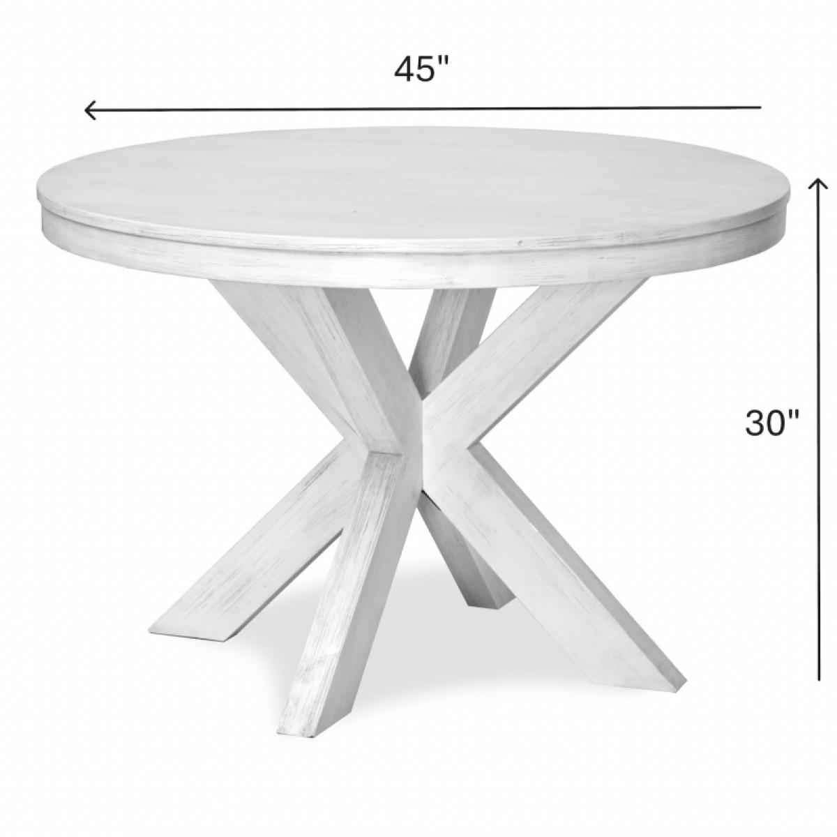 Surfside 45" Round Dining Table - Image 7