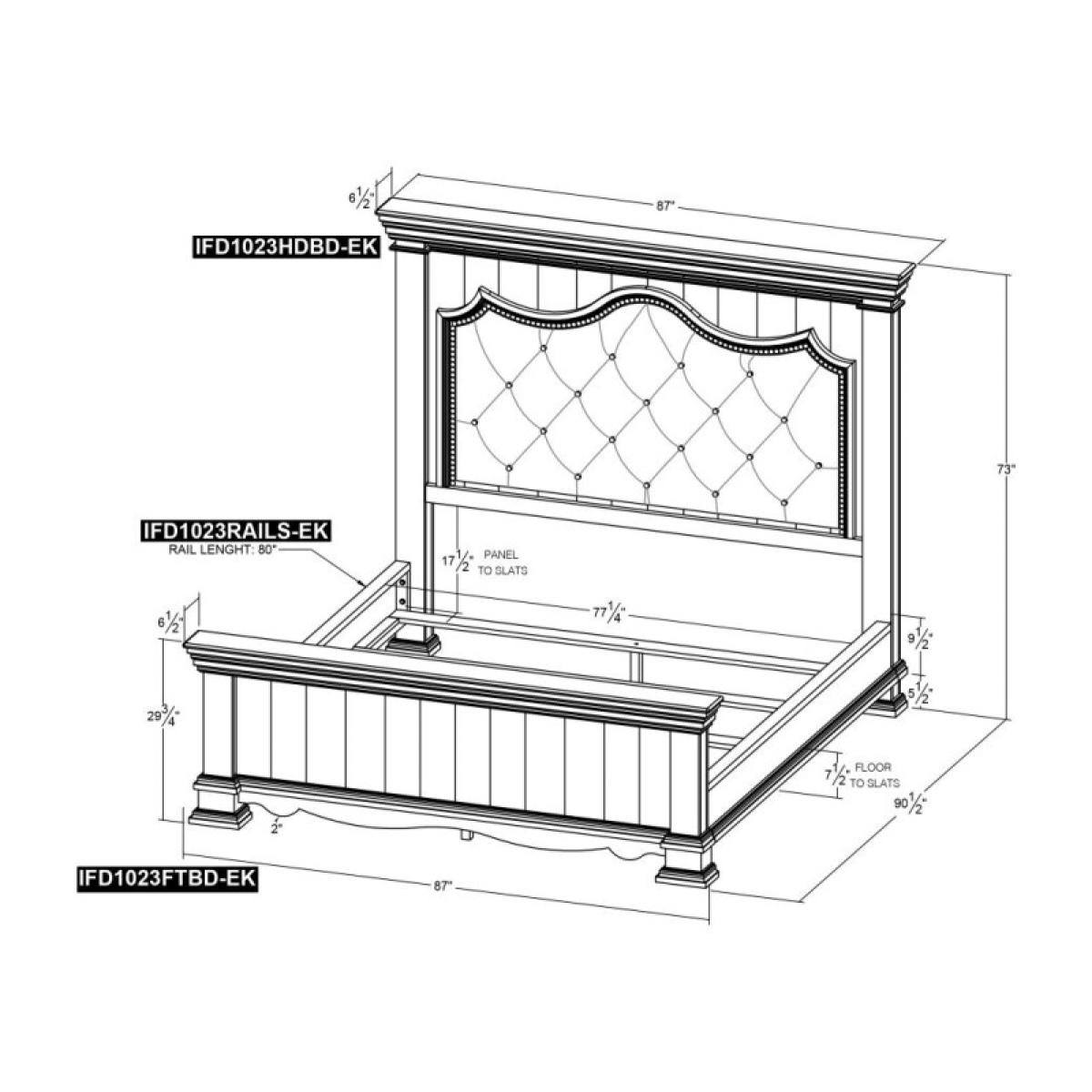 6/6 Footboard - Bella - Image 7