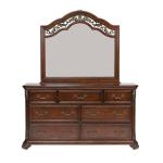 Messina Estates Queen Poster Bed, Dresser & Mirror - Image 5