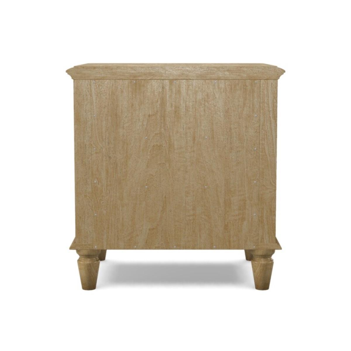 Farmhouse Chic 2-Drawer Nightstand - Image 23