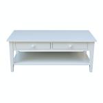 Destinations Collection - Spencer Coffee Table in Pure White - Image 4