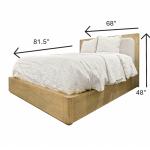 Hyde Park Platform Bed W/ Upholstered Inset - Image 5