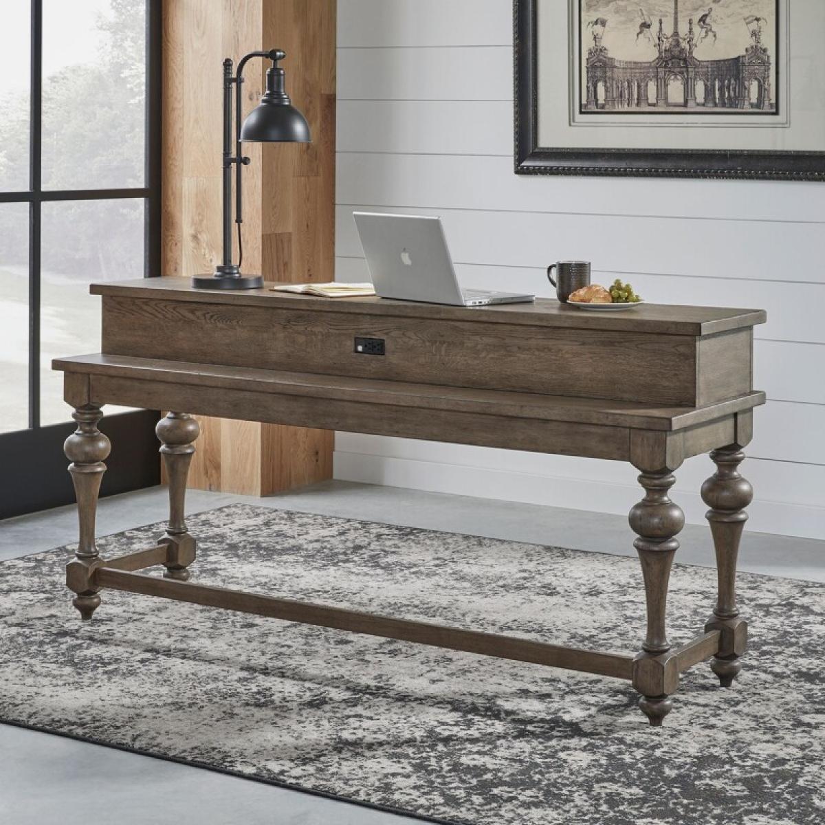 Americana Farmhouse Console Bar Table - Image 11