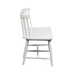 Spindle Back Dining Bench - White (RTA) - Image 5