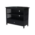 Destinations Collection - Mission Corner TV Stand in Black - Image 7