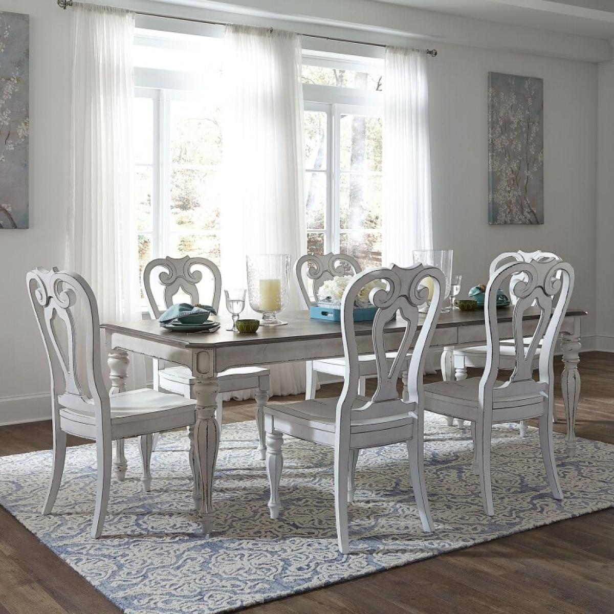 Magnolia Manor Opt 7 Piece Rectangular Table Set - Image 2