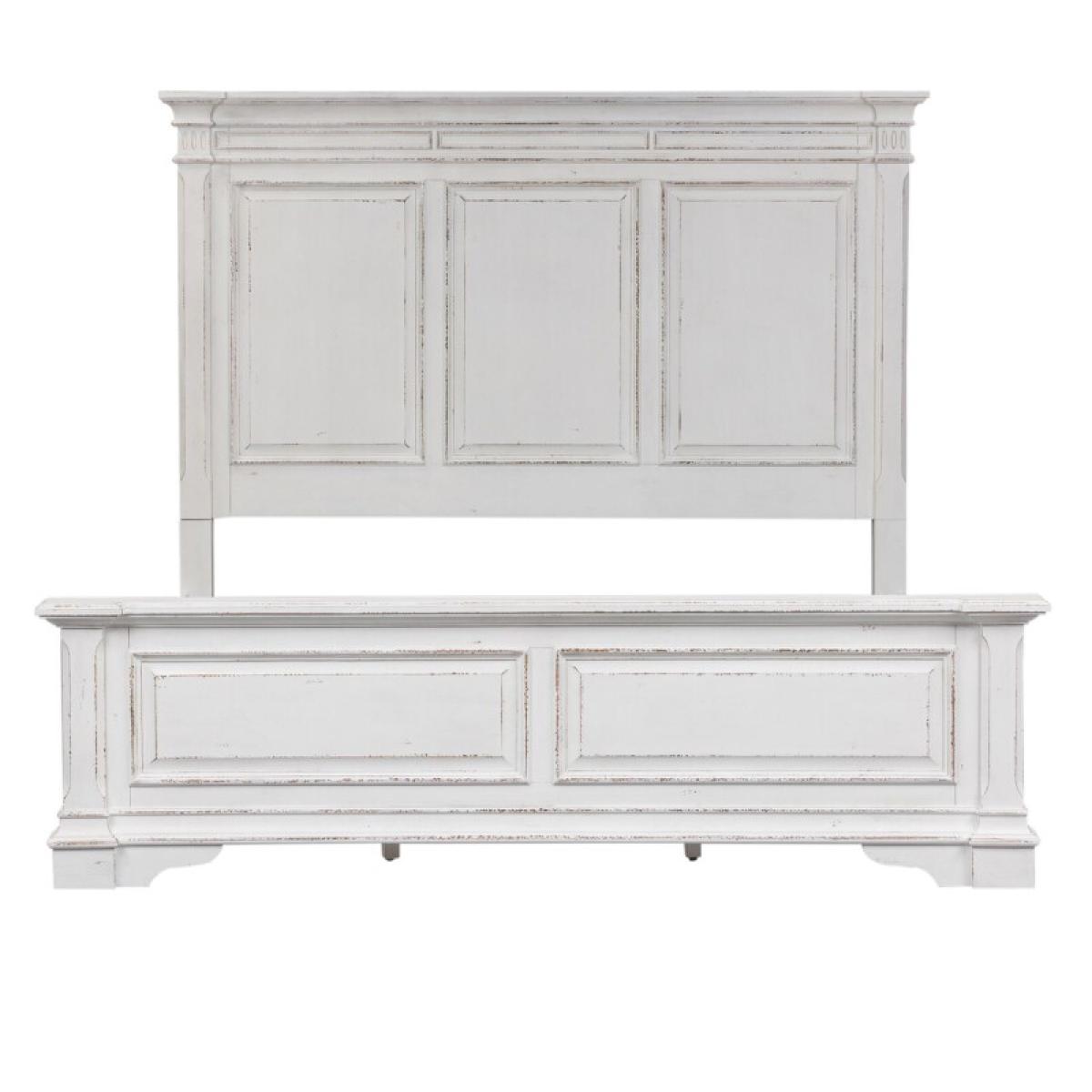 King California Panel Bed, Dresser & Mirror - Image 4