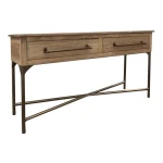 Bernabe Metal Base Sofa Table