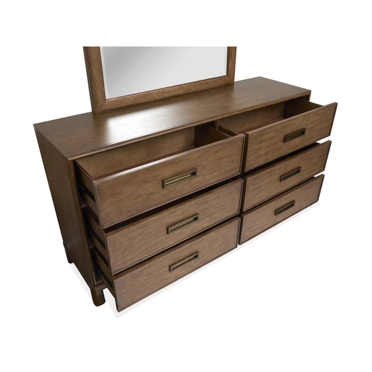 Ridgefield B6436-22 Double Drawer Dresser - Image 3