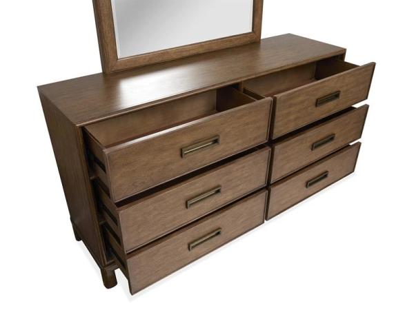 Ridgefield B6436-22 Double Drawer Dresser - Image 3