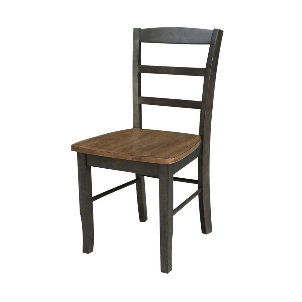 42f8f7d21b7d2b1bc31d014d9408e968 Dining Essentials - Madrid Chair in Hickory and Coal - Image 1