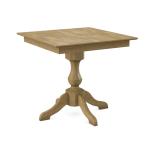 Build Your Own Pedestal Table w/ 36" Square Tabletop w/ Reverse Bevel Edge - Image 29