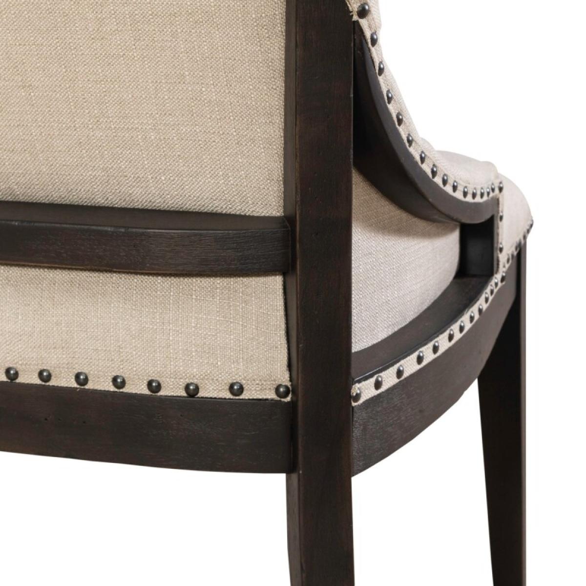 Americana Farmhouse Uph Shelter Dining Bench- Black - Image 8