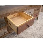 8 Drawer Sofa Table - Antique - Image 6