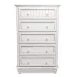 Monaco Blanc 5 Drawer Chest - Image 4