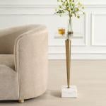 Campeiro Drink Table, Brass - Image 4