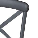 X Back Counter Chair - Grey - Image 8