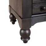 Americana Farmhouse Bedside Chest w/ Charging Station - Black - Image 18
