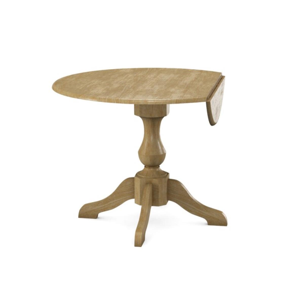 Build Your Own Pedestal Table w/ 42"Dropleaf Top - Image 6