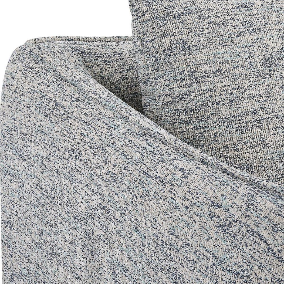 Corben Swivel Chair, Blue - Image 9