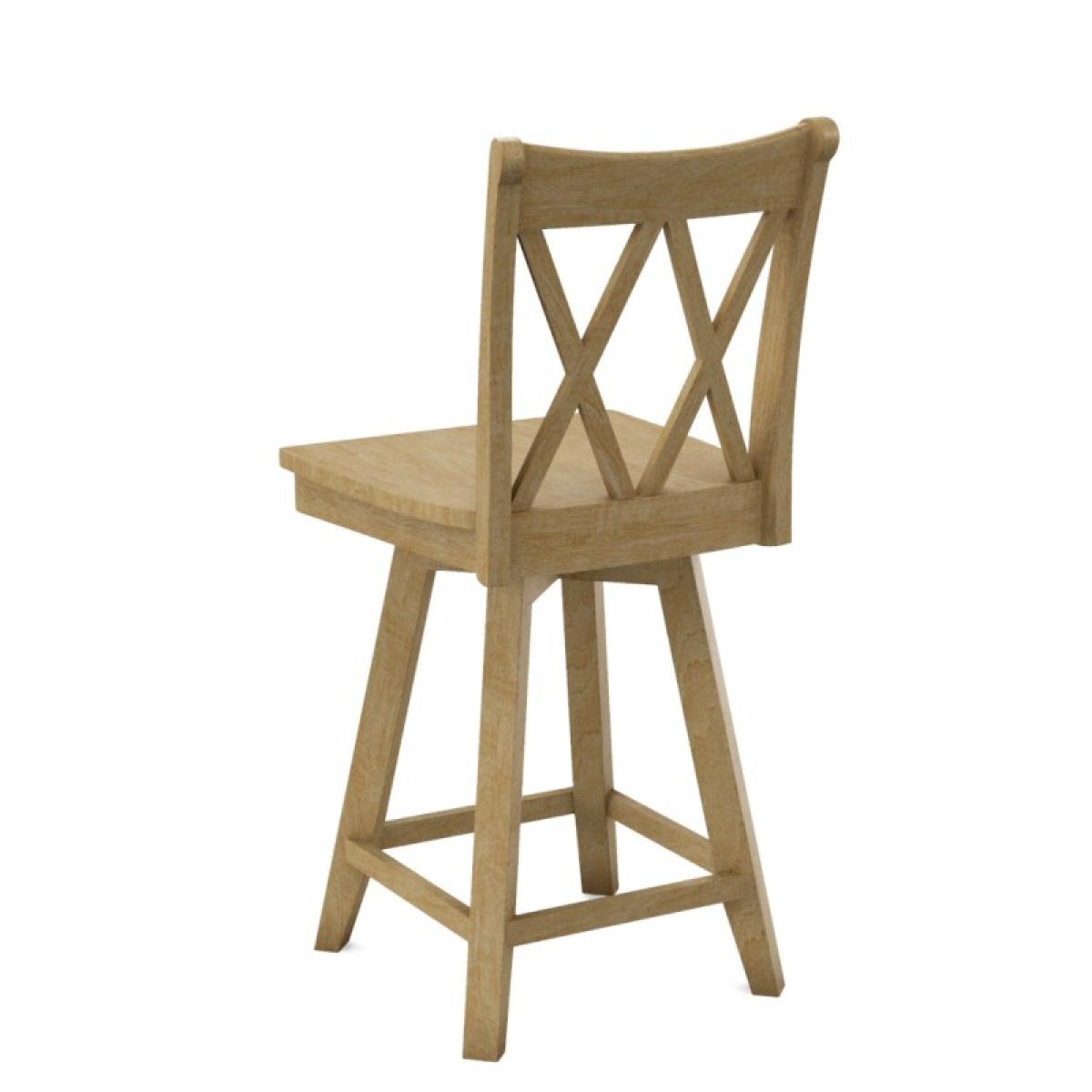 24'' XX Back Swivel Counter Stool - Image 20