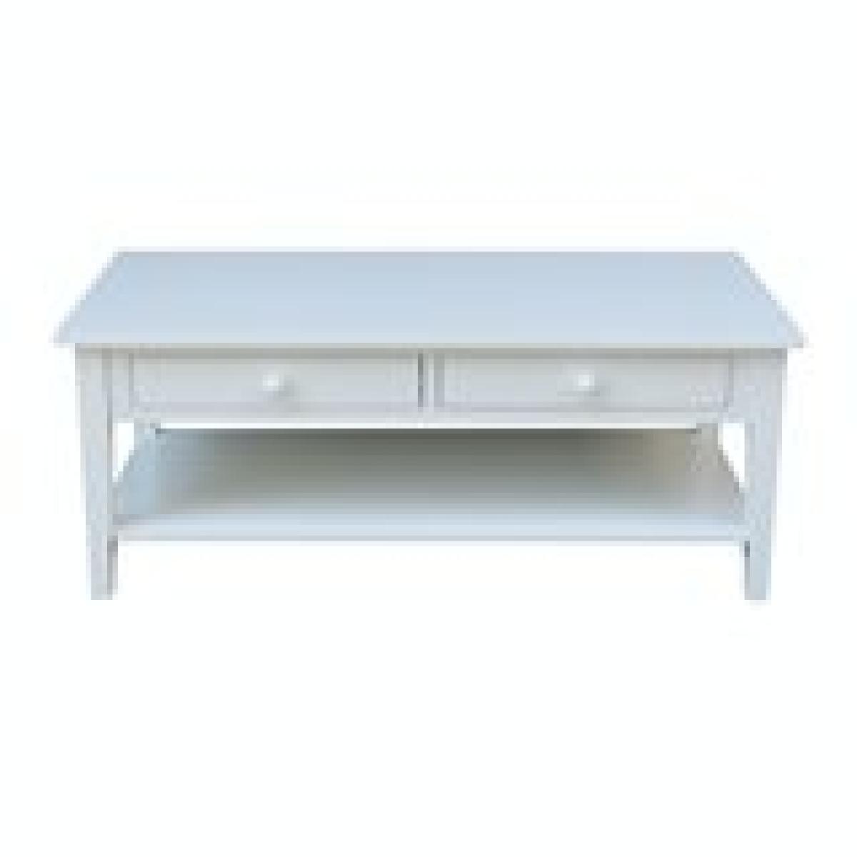 Destinations Collection - Spencer Coffee Table in Pure White - Image 9