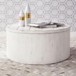 Modern Farmhouse Drum Cocktail Table