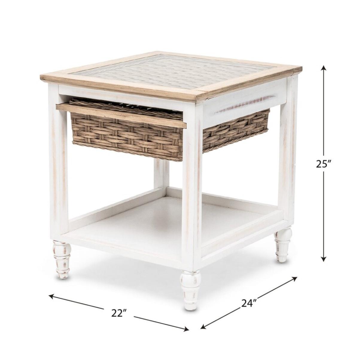 Island Breeze 1-basket End Table - Image 10