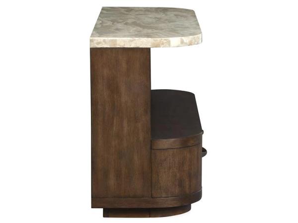 McPherson T6351-75 Demilune Sofa Table - Image 8
