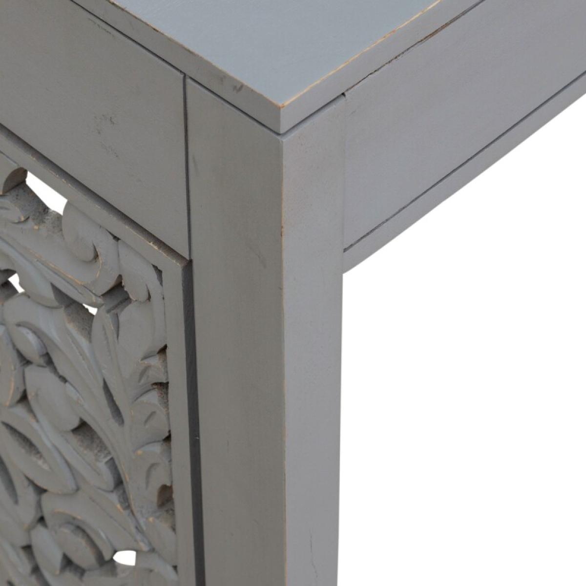 Trellis Lane Accent Writing Desk- Grey - Image 9