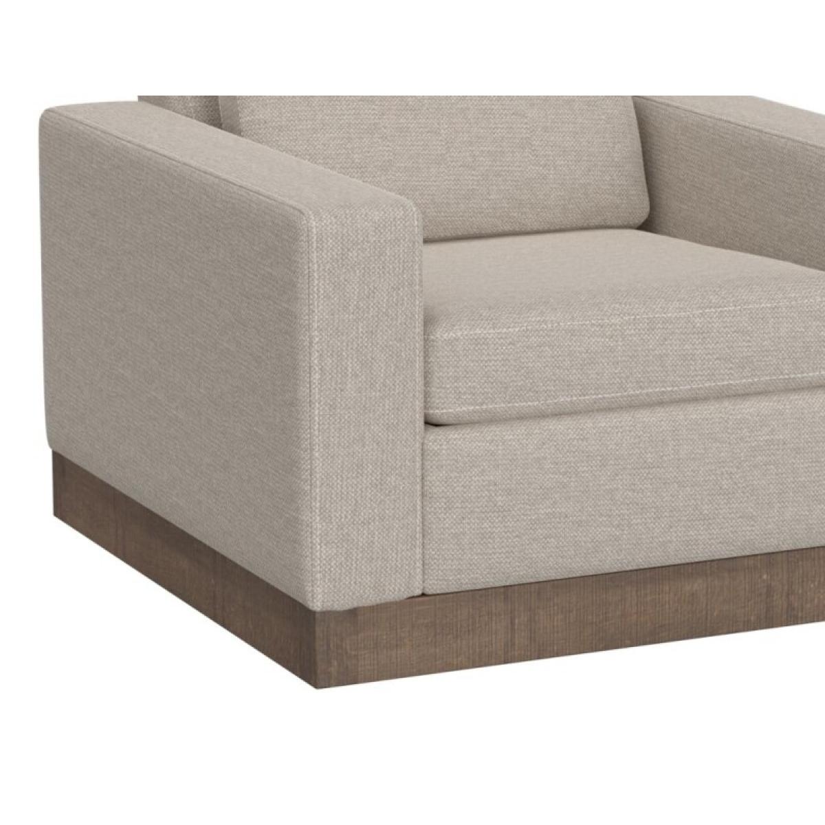 Wooden Frame & Base, Armchair - Georgia - Image 4