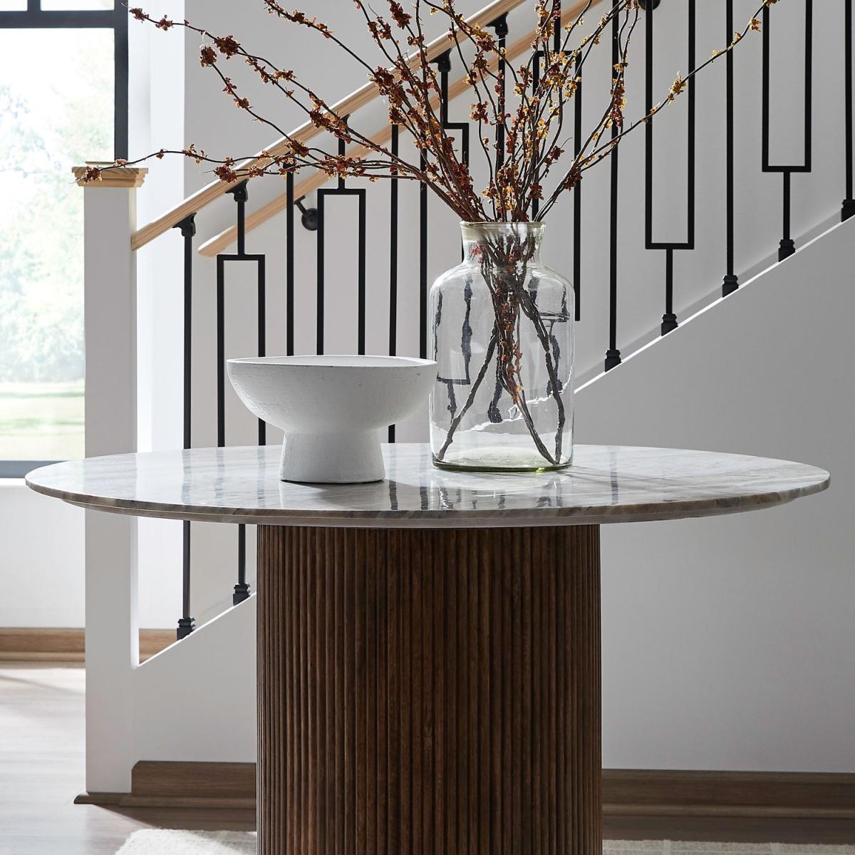 Round Pedestal Marble Table Top - Image 2