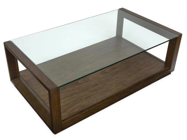 Sebastian T6361-43 Rectangular Cocktail Table w/Casters - Image 3