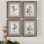 Casual Grey Study Framed Prints, S/4 - Image 3