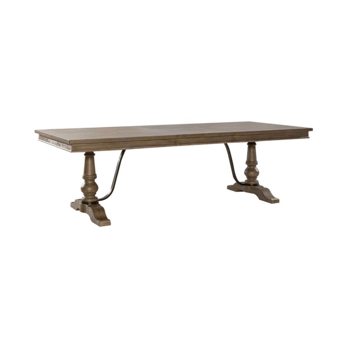 Americana Farmhouse Optional 5 Piece Trestle Table Set - Image 3