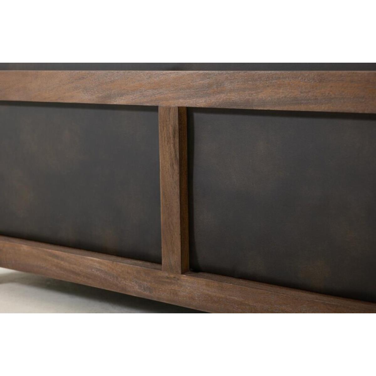Wooden Frame, Upholstered Sofa - Walnut - Image 8