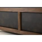 Wooden Frame, Upholstered Sofa - Walnut - Image 8