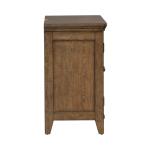 Carolina Park 2 Door Bedside Chest w/ Charging Station - Image 5