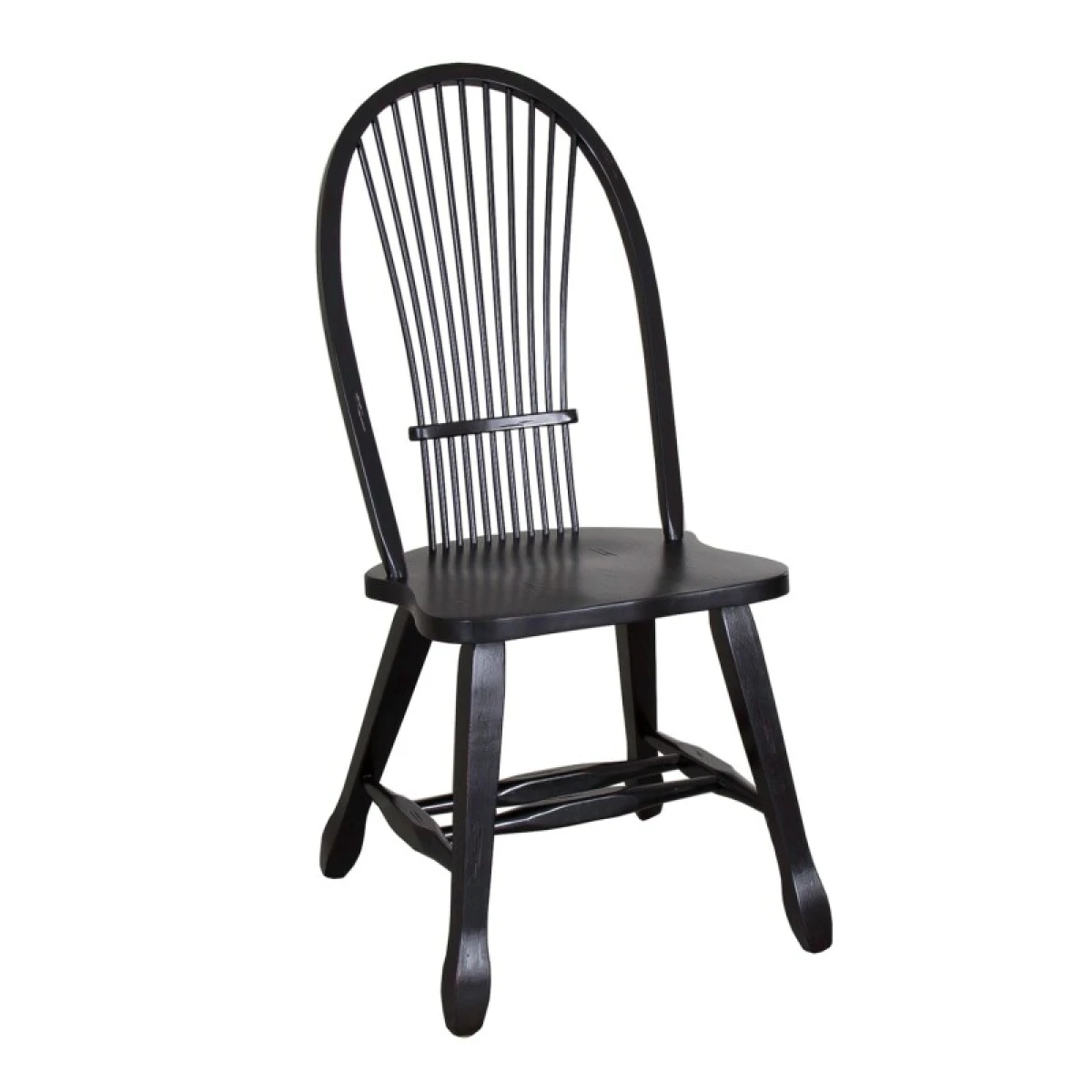 Treasures Sheaf Back Side Chair - Black - Image 2
