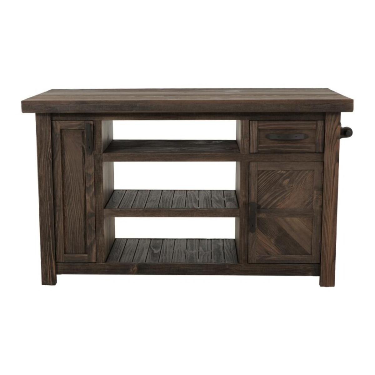 2 Drawer, 1 Door, Kitchen Island - Dutton - Image 5