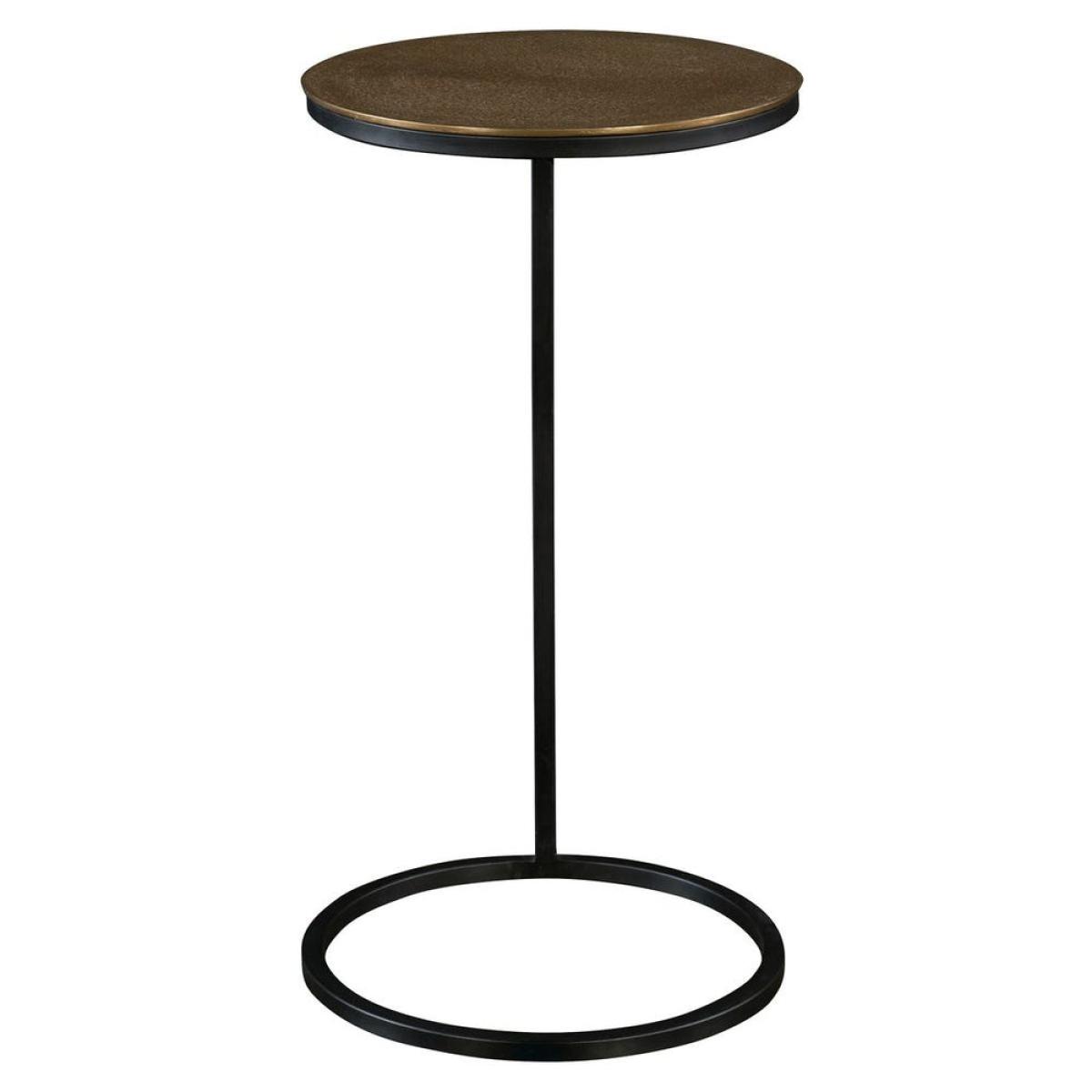 Brunei Accent Table, Gold - Image 5