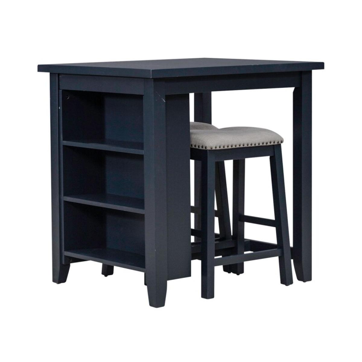 Brook Creek 3 Piece Counter Set - Navy - Image 3