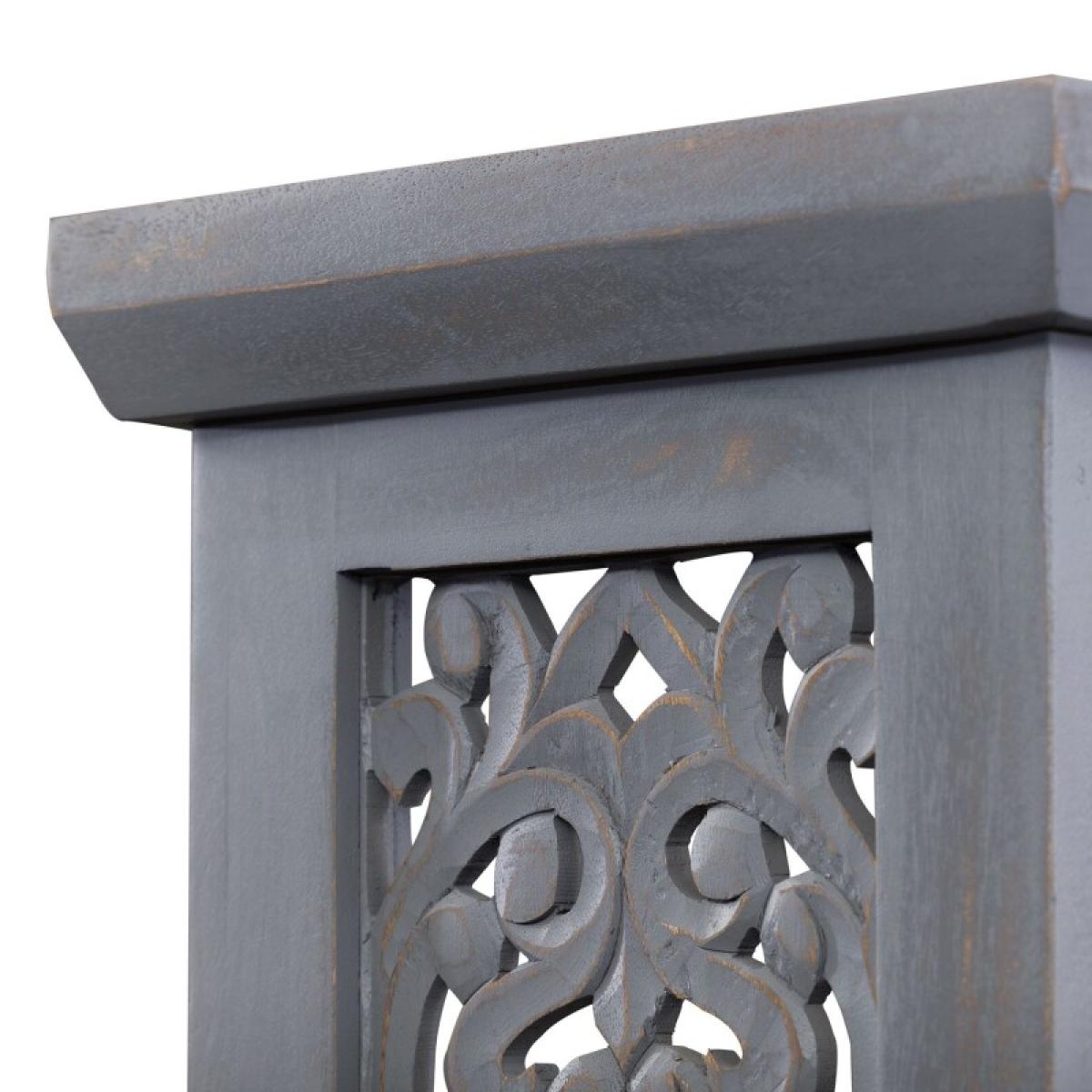 Trellis Lane Accent Bookcase- Grey - Image 7