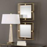 Allick Square Mirrors, S/2 - Image 4