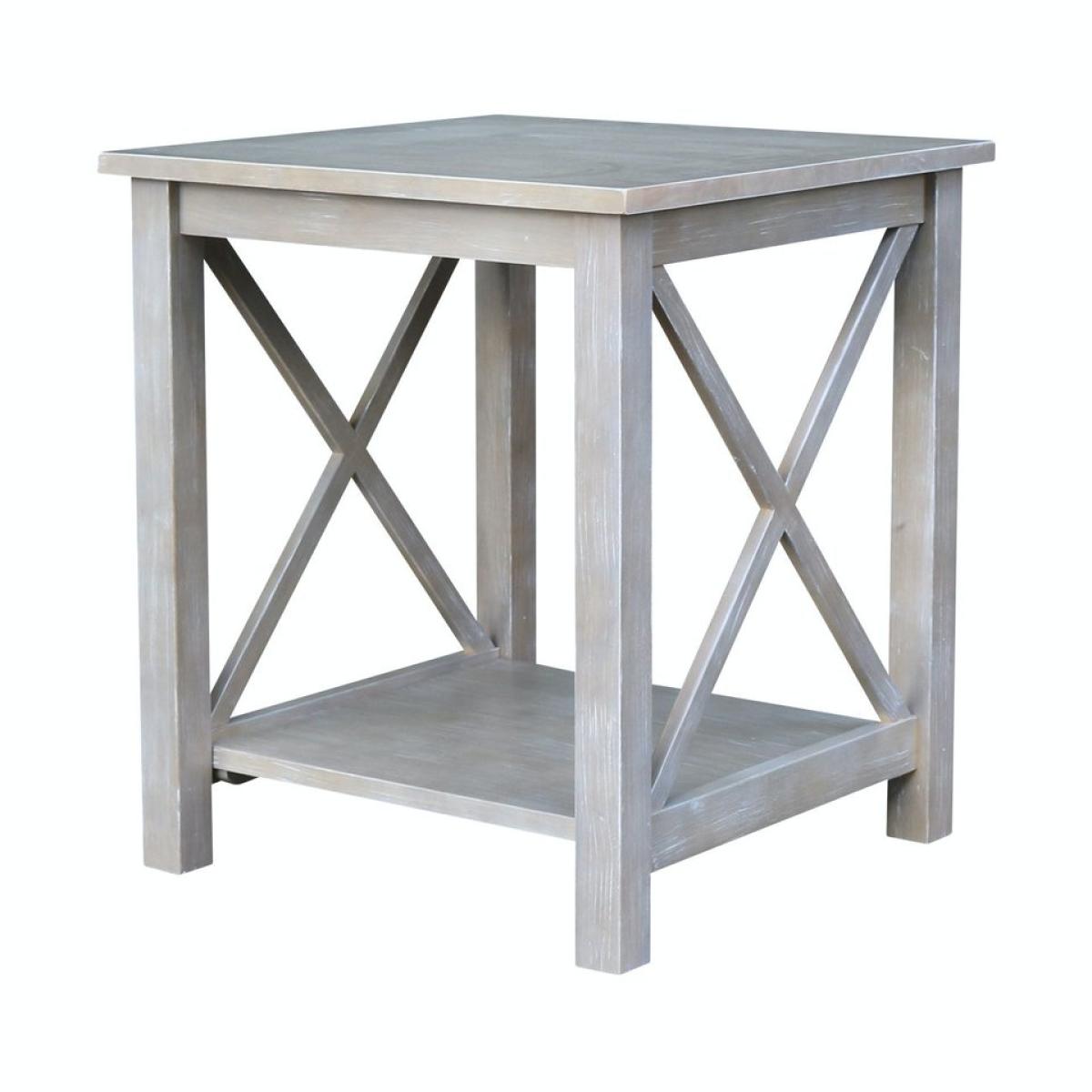Home Accents -End Table in Taupe Gray - Image 2
