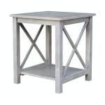 Home Accents -End Table in Taupe Gray